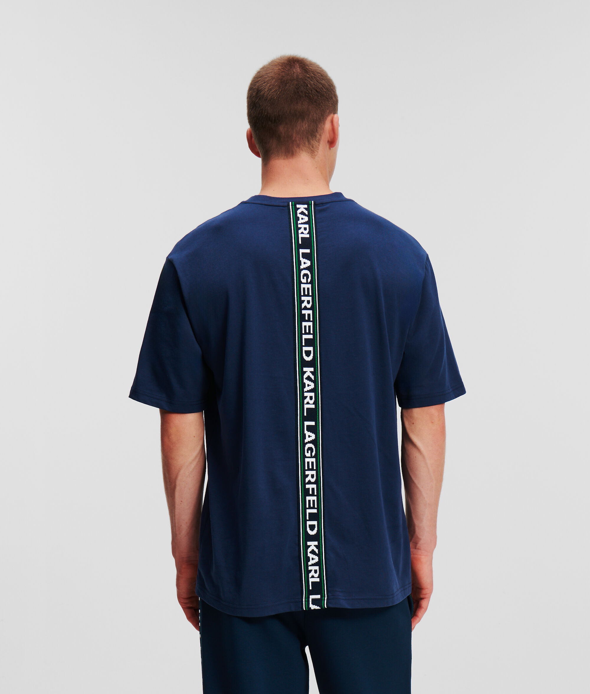 (image for) Sensitive KARL LOGO TAPE T-SHIRT